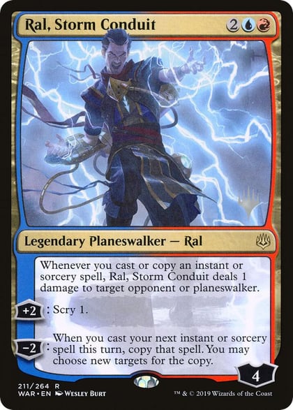 Ral, Storm Conduit, Promo Pack: Throne of Eldraine 211