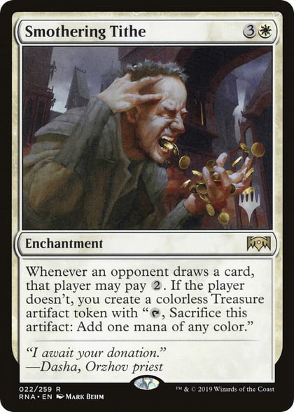 Smothering Tithe, Promo Pack: Throne of Eldraine 22