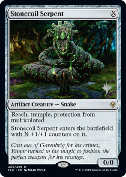 Stonecoil Serpent, Promo Pack: Throne of Eldraine 235