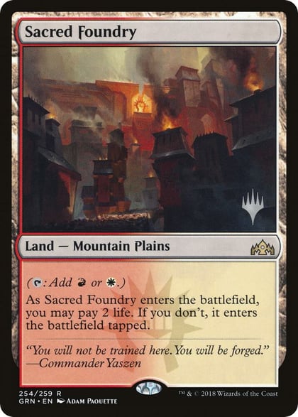 Sacred Foundry, Promo Pack: Throne of Eldraine 254
