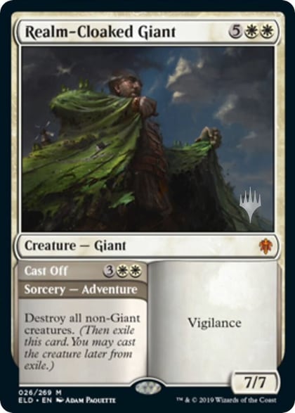 Realm-Cloaked Giant, Promo Pack: Throne of Eldraine 26