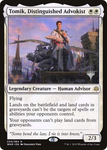 Tomik, Distinguished Advokist, Promo Pack: Throne of Eldraine 34