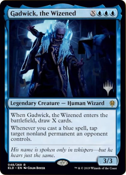 Gadwick, the Wizened, Promo Pack: Throne of Eldraine 48