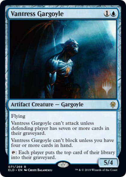 Vantress Gargoyle, Promo Pack: Throne of Eldraine 71