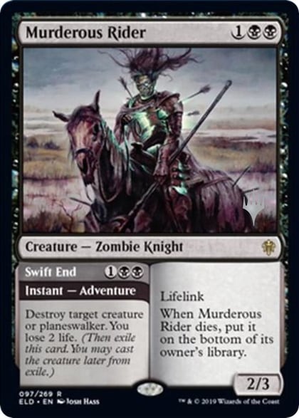 Murderous Rider, Promo Pack: Throne of Eldraine 97