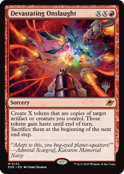 Devastating Onslaught, Promo Pack: Edge of Eternities 132