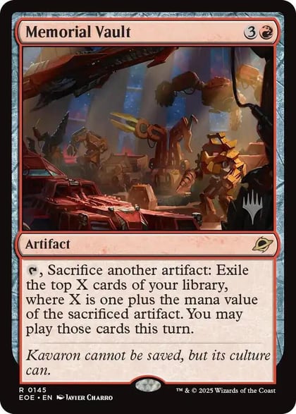Memorial Vault, Promo Pack: Edge of Eternities 145