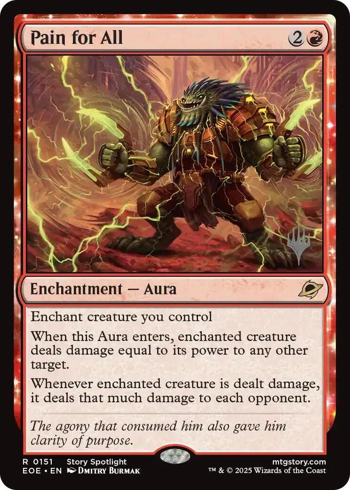 Pain for All, Promo Pack: Edge of Eternities 151