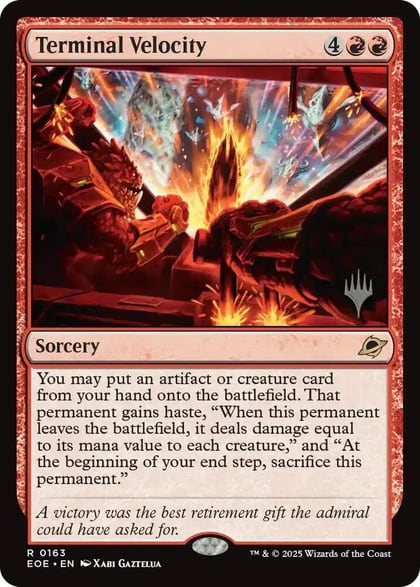 Terminal Velocity, Promo Pack: Edge of Eternities 163