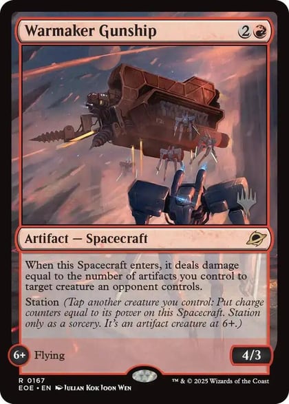 Warmaker Gunship, Promo Pack: Edge of Eternities 167