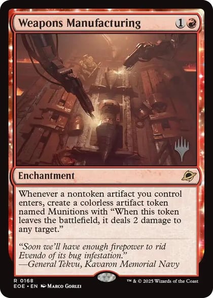 Weapons Manufacturing, Promo Pack: Edge of Eternities 168