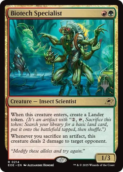 Biotech Specialist, Promo Pack: Edge of Eternities 214