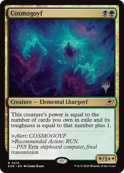 Cosmogoyf, Promo Pack: Edge of Eternities 215