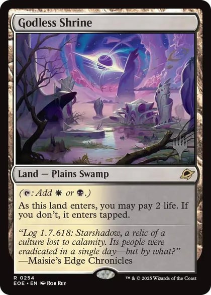 Godless Shrine, Promo Pack: Edge of Eternities 254