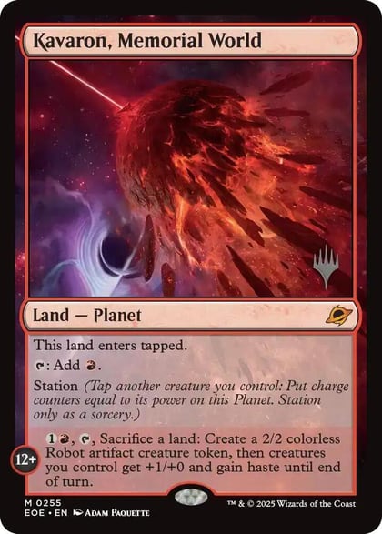 Kavaron, Memorial World, Promo Pack: Edge of Eternities 255