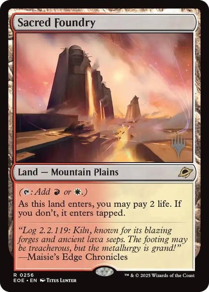 Sacred Foundry, Promo Pack: Edge of Eternities 256