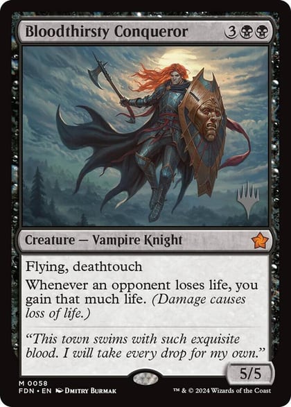 Bloodthirsty Conqueror, Promo Pack: Edge of Eternities 58