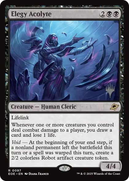 Elegy Acolyte, Promo Pack: Edge of Eternities 97