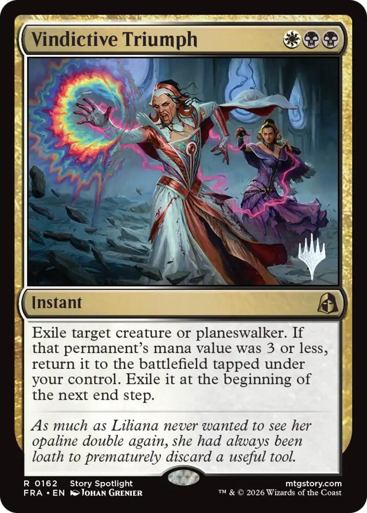 Vindictive Triumph, Promo Pack: Reality Fracture 162
