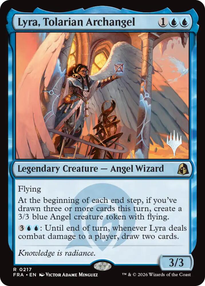 Lyra, Tolarian Archangel, Promo Pack: Reality Fracture 217