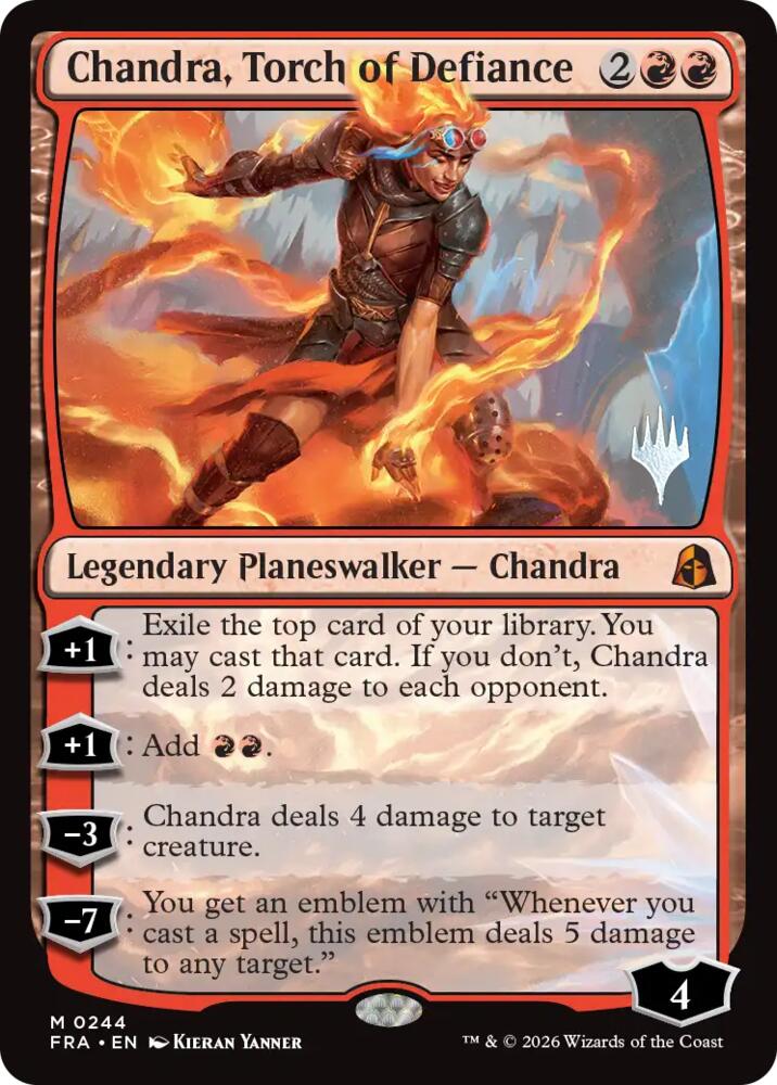Chandra, Torch of Defiance, Promo Pack: Reality Fracture 244