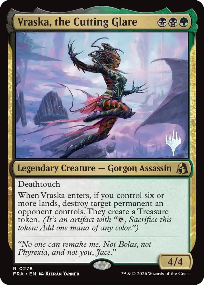 Vraska, the Cutting Glare, Promo Pack: Reality Fracture 278