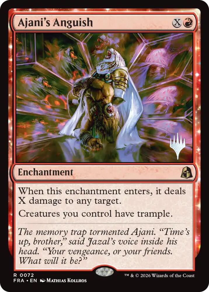 Ajani's Anguish, Promo Pack: Reality Fracture 72