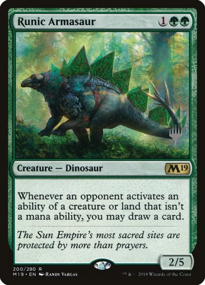 Runic Armasaur, Promo Pack: Ikoria 200