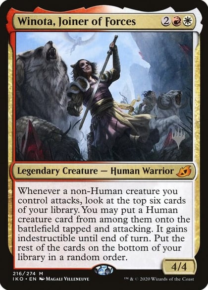 Winota, Joiner of Forces, Promo Pack: Ikoria 216