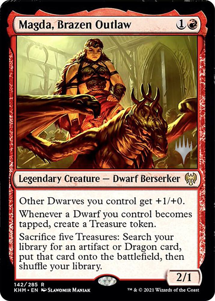 Magda, Brazen Outlaw, Promo Pack: Kaldheim 142
