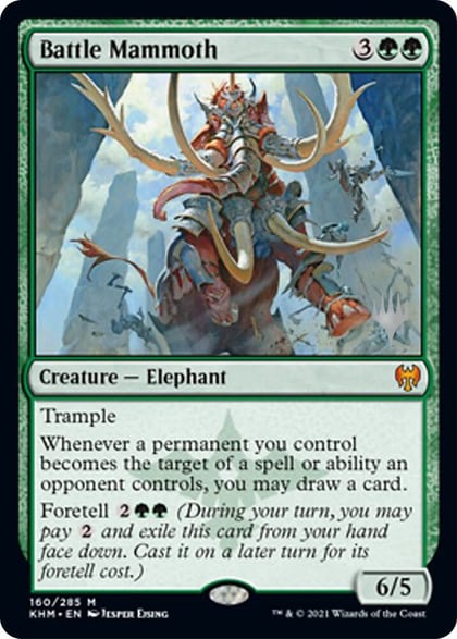 Battle Mammoth, Promo Pack: Kaldheim 160