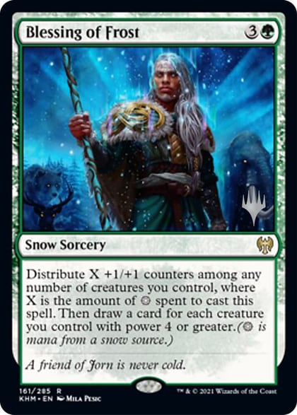 Blessing of Frost, Promo Pack: Kaldheim 161