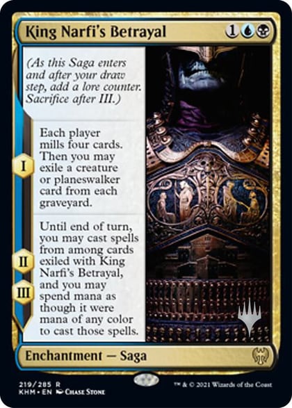 King Narfi's Betrayal, Promo Pack: Kaldheim 219