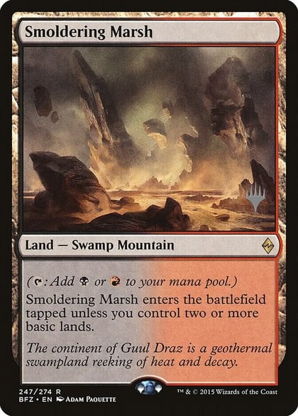 Smoldering Marsh, Promo Pack: Kaldheim 247