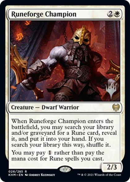Runeforge Champion, Promo Pack: Kaldheim 26