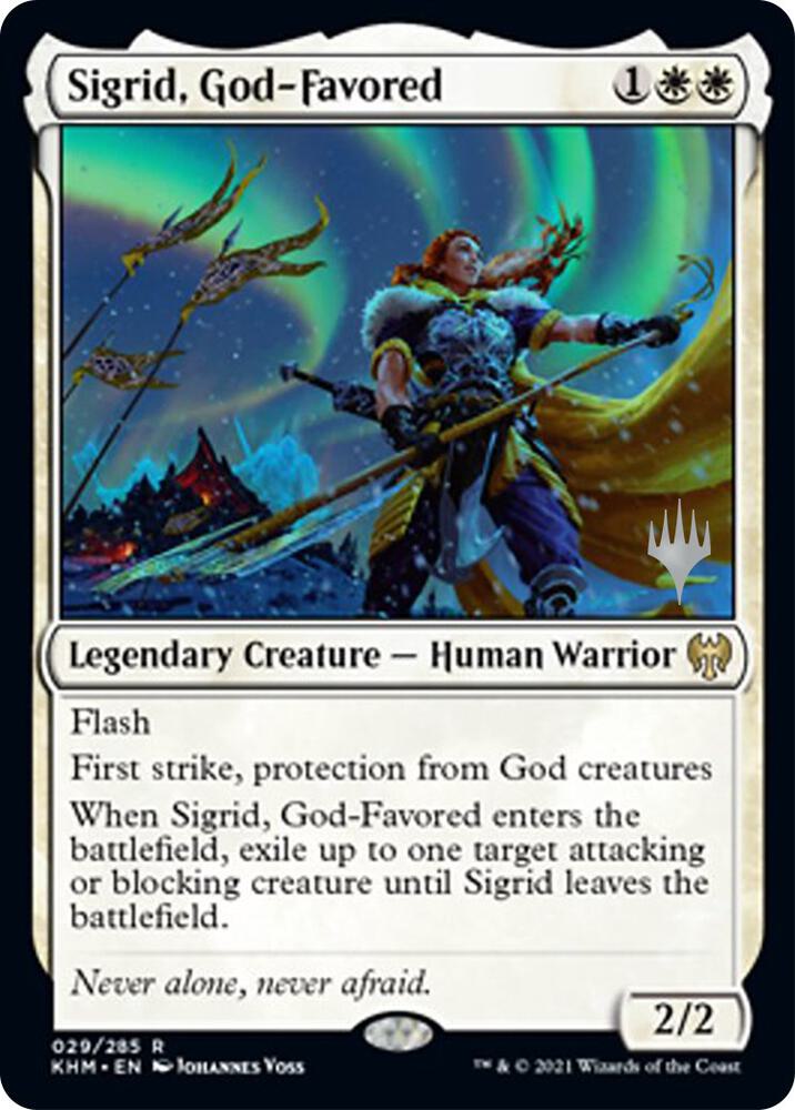 Sigrid, God-Favored, Promo Pack: Kaldheim 29