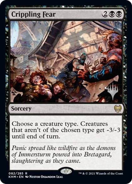 Crippling Fear, Promo Pack: Kaldheim 82
