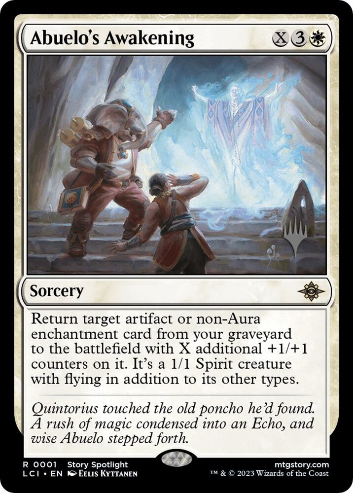 Abuelo's Awakening, Promo Pack: The Lost Caverns of Ixalan 1