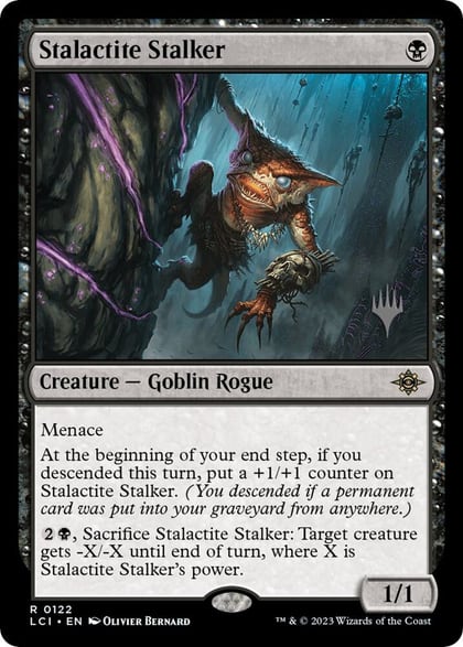 Stalactite Stalker, Promo Pack: The Lost Caverns of Ixalan 122