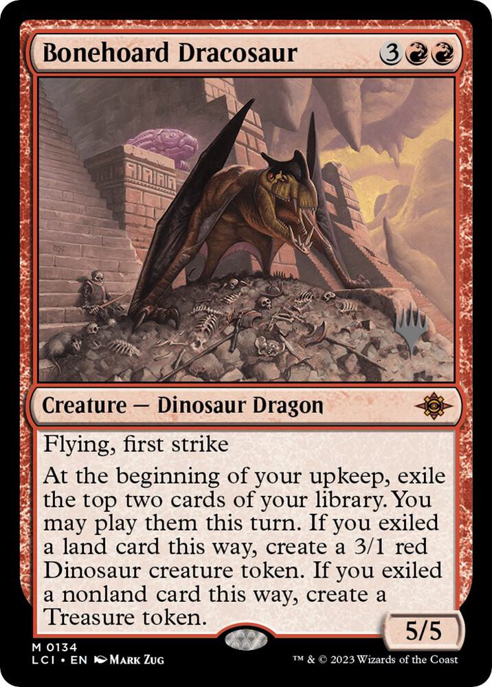 Bonehoard Dracosaur, Promo Pack: The Lost Caverns of Ixalan 134