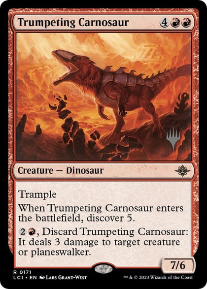 Trumpeting Carnosaur, Promo Pack: The Lost Caverns of Ixalan 171