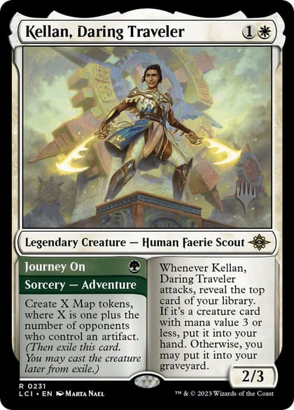 Kellan, Daring Traveler, Promo Pack: The Lost Caverns of Ixalan 231