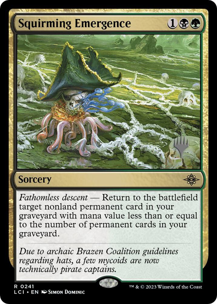Squirming Emergence, Promo Pack: The Lost Caverns of Ixalan 241