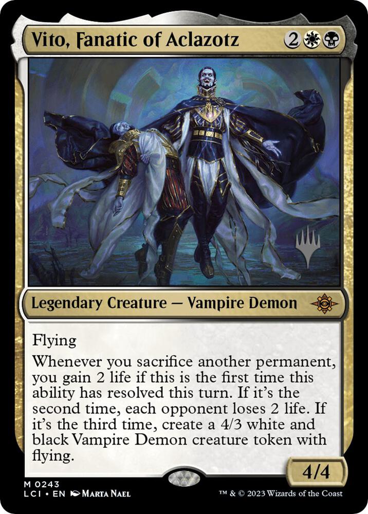 Vito, Fanatic of Aclazotz, Promo Pack: The Lost Caverns of Ixalan 243