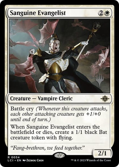 Sanguine Evangelist, Promo Pack: The Lost Caverns of Ixalan 34