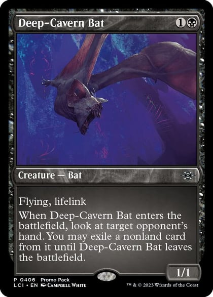 Deep-Cavern Bat, Promo Pack: The Lost Caverns of Ixalan 406