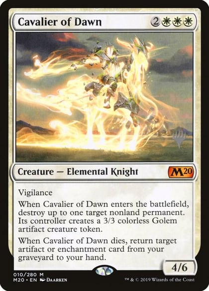 Cavalier of Dawn, Promo Pack: Core Set 2020 10