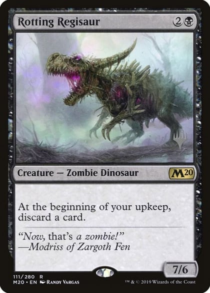 Rotting Regisaur, Promo Pack: Core Set 2020 111
