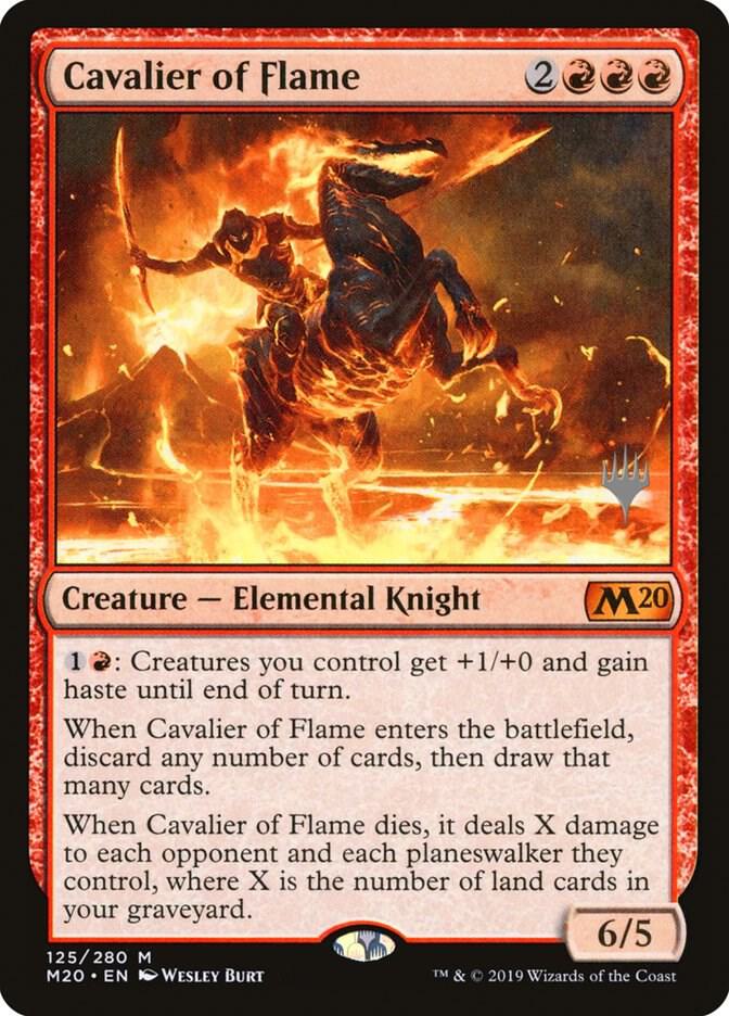 Cavalier of Flame, Promo Pack: Core Set 2020 125