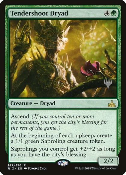 Tendershoot Dryad, Promo Pack: Core Set 2020 147